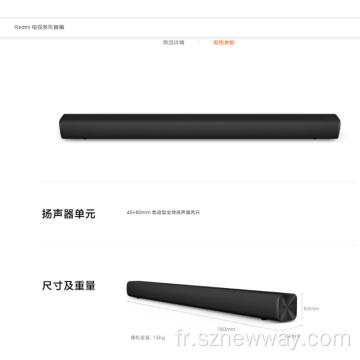 Barre de son de Sound de Xiaomi Redmi TV Wireless Mi
